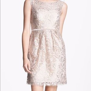 BHLDN Jenny Yoo Size 12 Metallic Lace Hudson Dress
